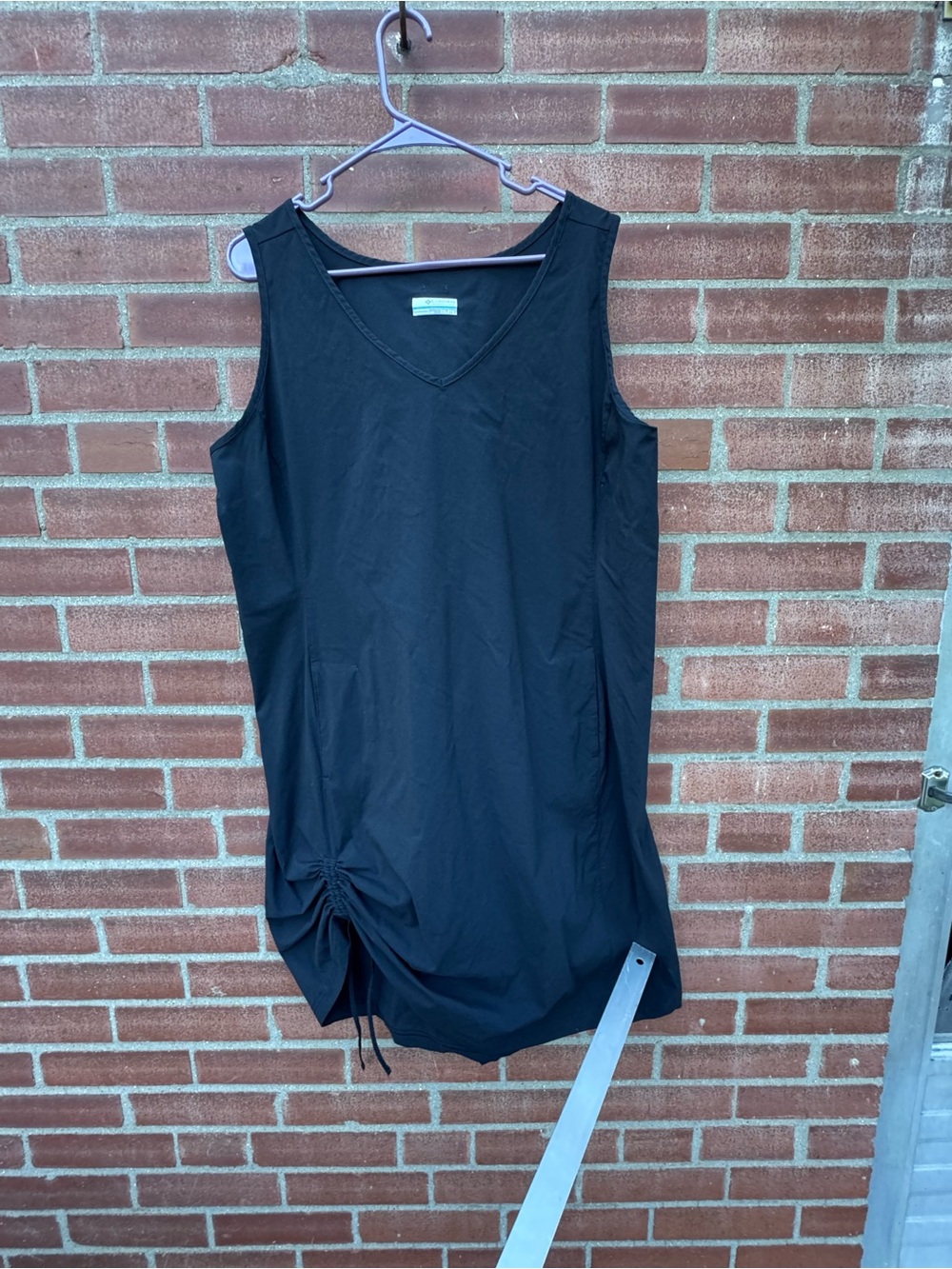 Columbia XXL Black Sleeveless Dress Stretch Nylon Outdoor Travel Activewear